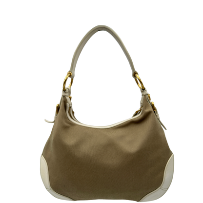retro Borsa Prada in tessuto color corda 