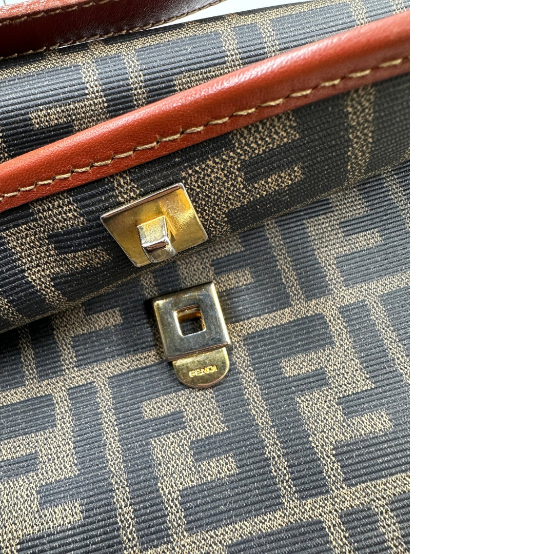 Satchel Fendi zucca vintage