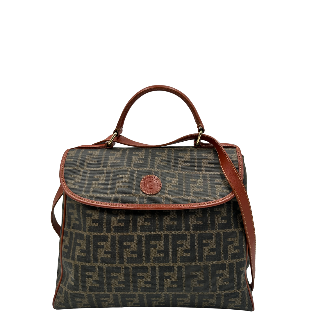 Satchel Fendi zucca vintage