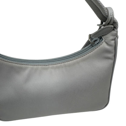 interno Borsa Prada in nylon grigio
