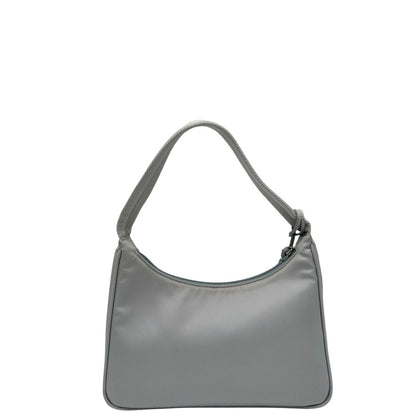 retro  Borsa Prada in nylon grigio