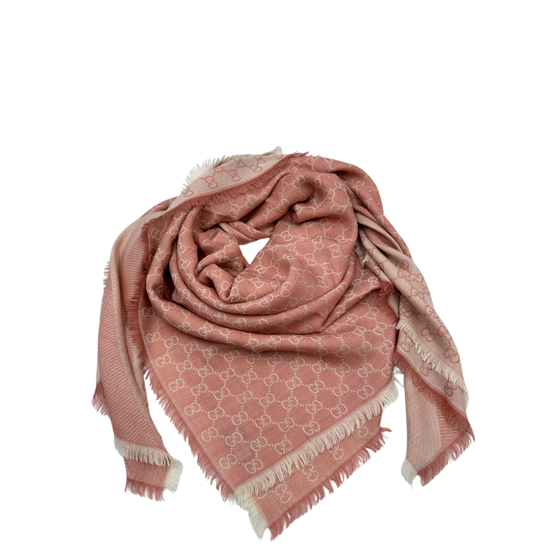 Stola Gucci GG rosa