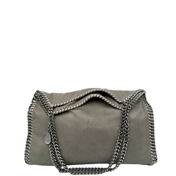 Fold over tote Falabella Stella McCartney grigia