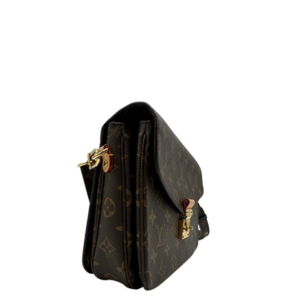 lato  Borsa LV in canvas monogrammato marrone 