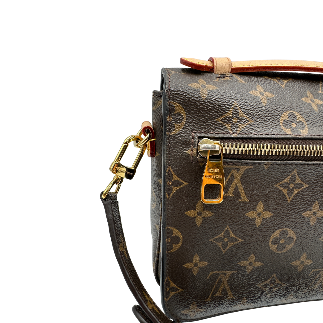  Borsa LV in canvas monogrammato marrone