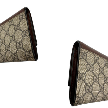 Portafoglio Gucci GG marrone