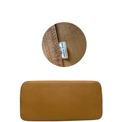 base Shopper MK in pelle saffiano cammello