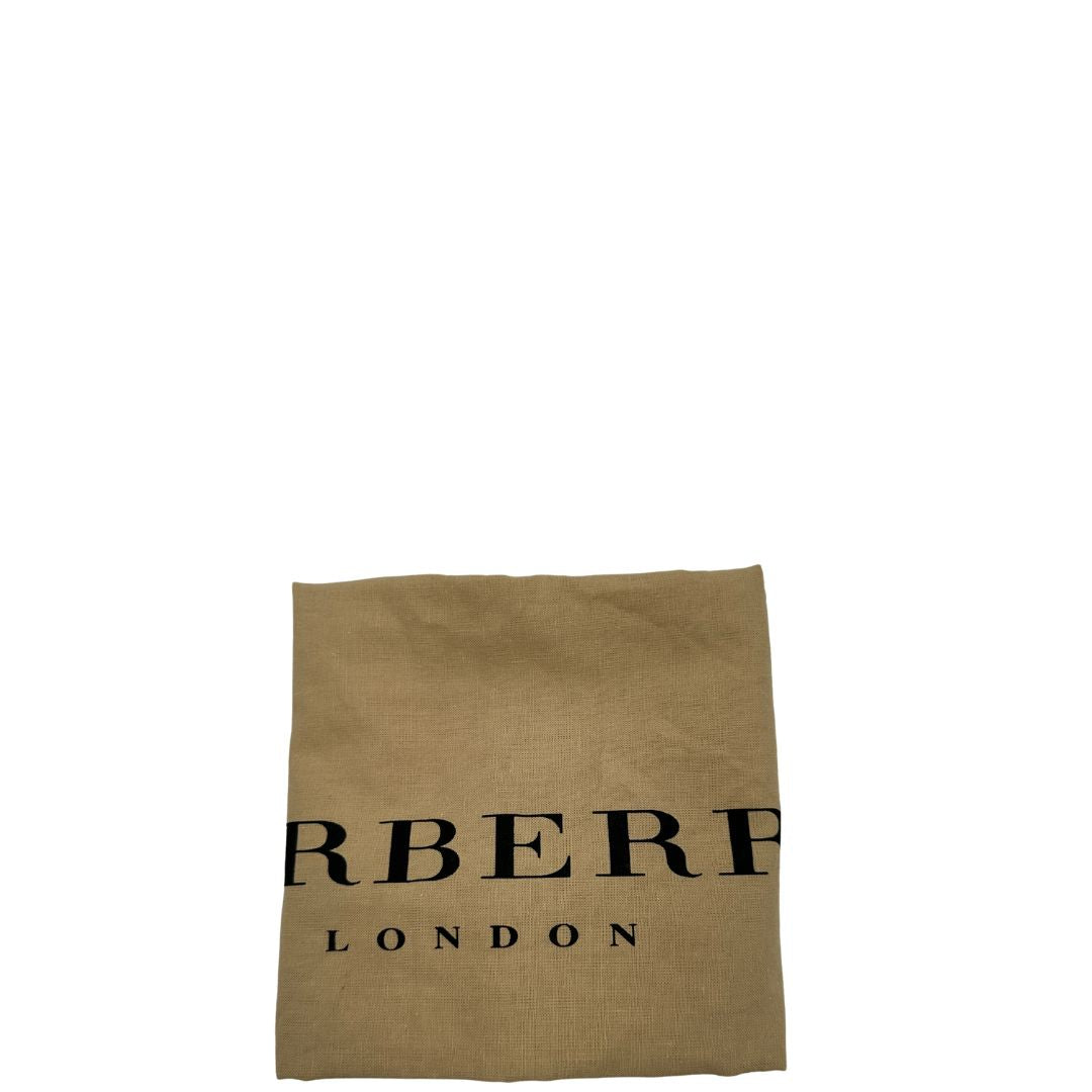 dustbag Hobo Burberry in canvas beige