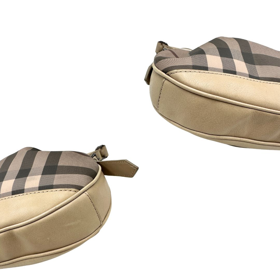 angoli Hobo Burberry in canvas beige