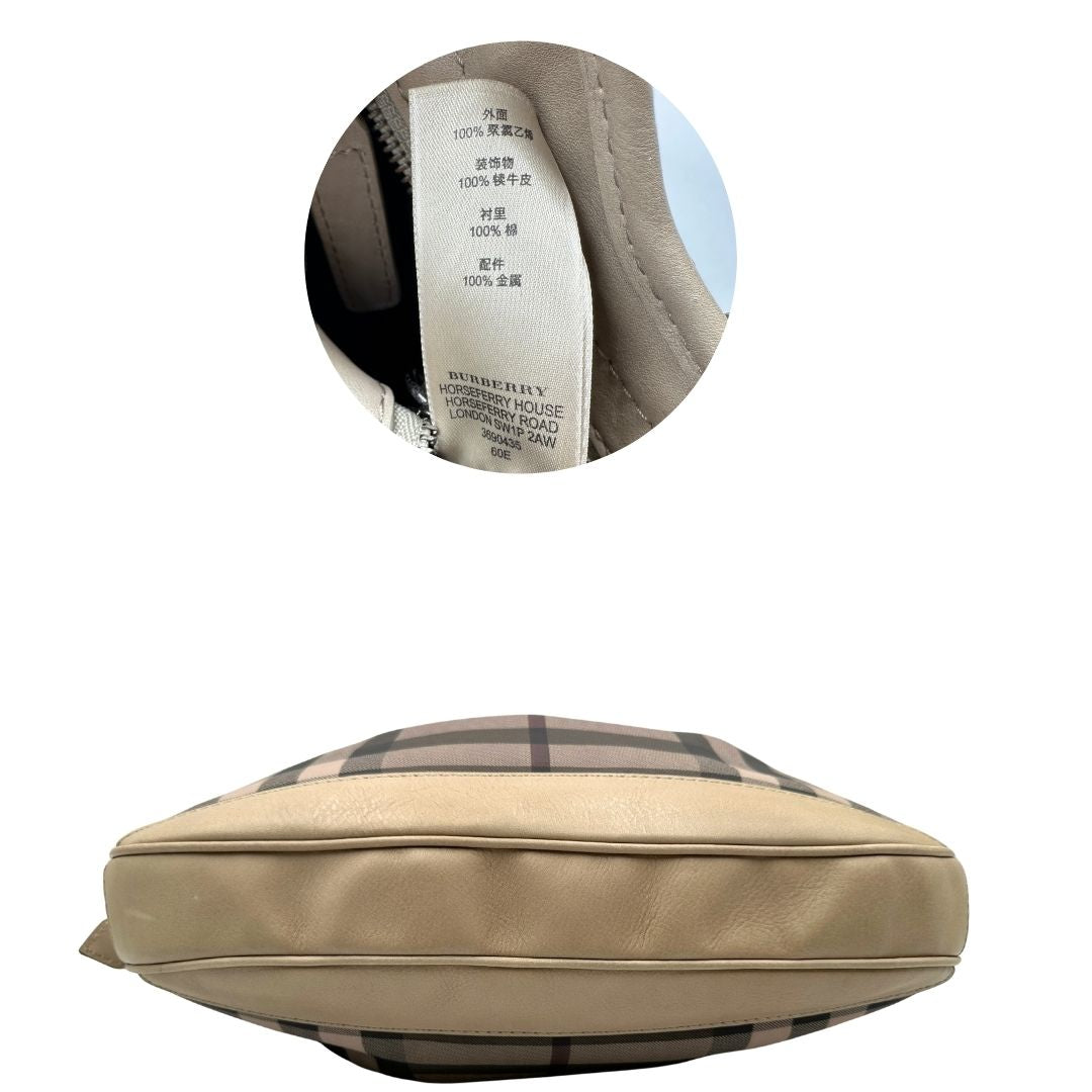 base Hobo Burberry in canvas beige 