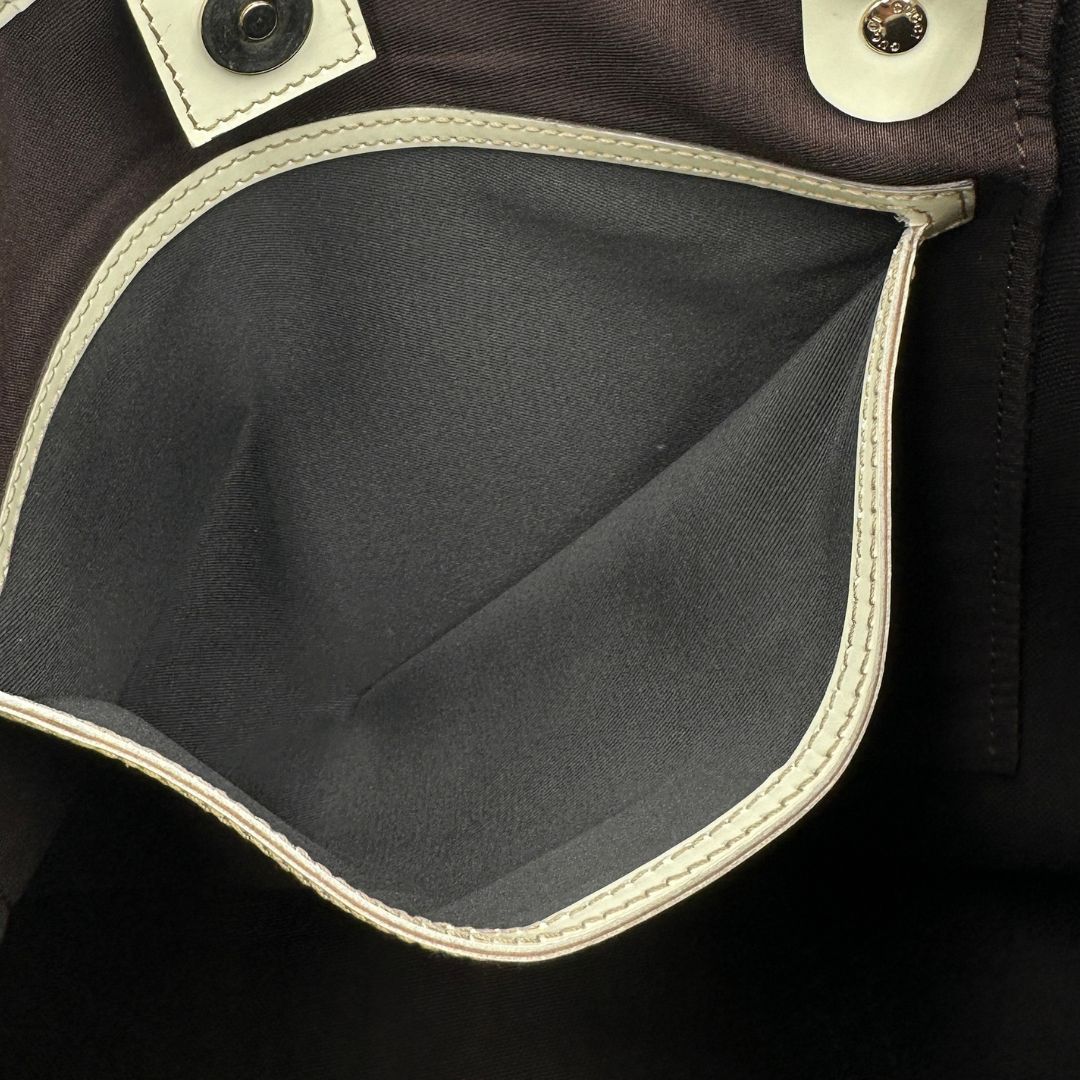 interno Borsa Gucci in canvas GG beige 