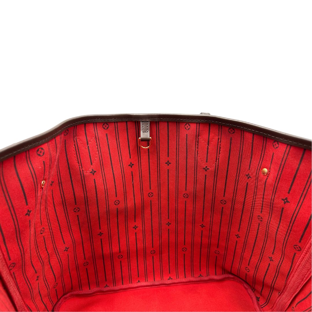 interno Borsa Louis Vuitton in canvas Damier Ébène 