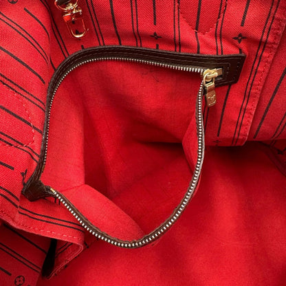 interno Borsa Louis Vuitton in canvas Damier Ébène 