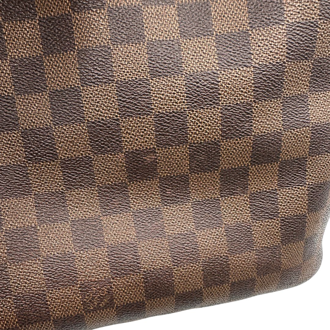 Borsa Louis Vuitton in canvas Damier Ébène 