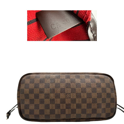 base e codice Borsa Louis Vuitton in canvas Damier Ébène  