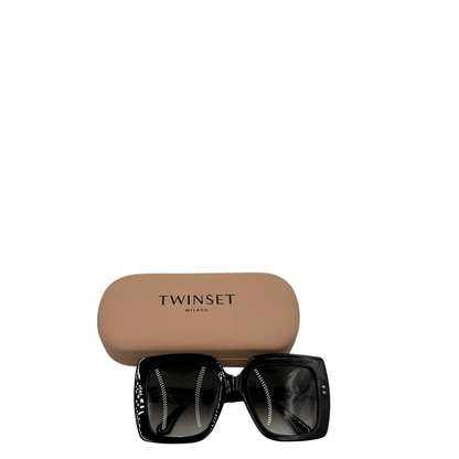Occhiali da sole Twinset in acetato nero 