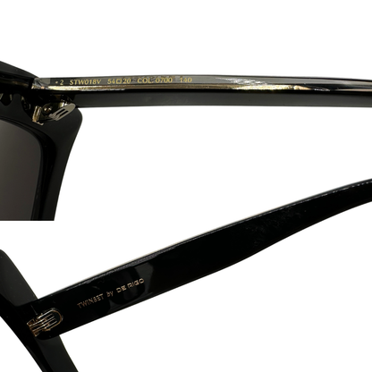 Occhiali da sole Twinset in acetato nero 