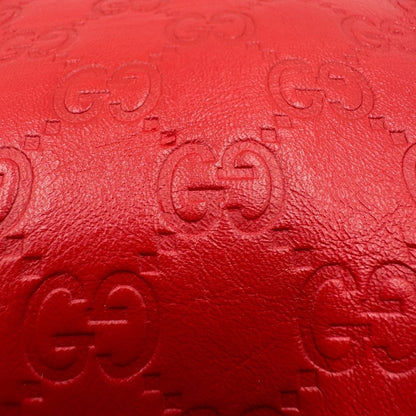Borsa Gucci Boston in pelle trama guccissima rossa, di lusso, originale, ottime condizioni, usata
