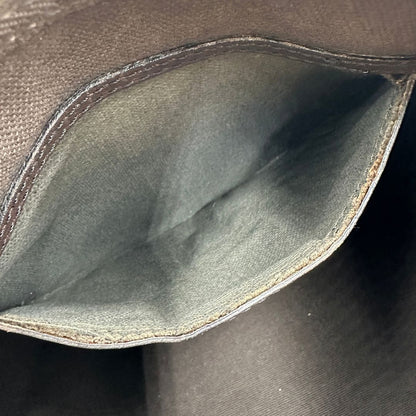 interno Borsa Burberry in canvas beige tartan 