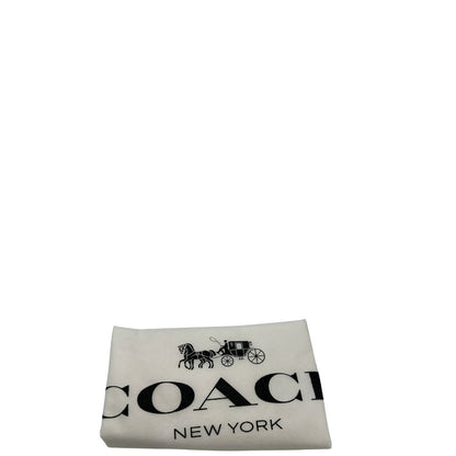 dustbag Zaino Coach in pelle martellata color cammello