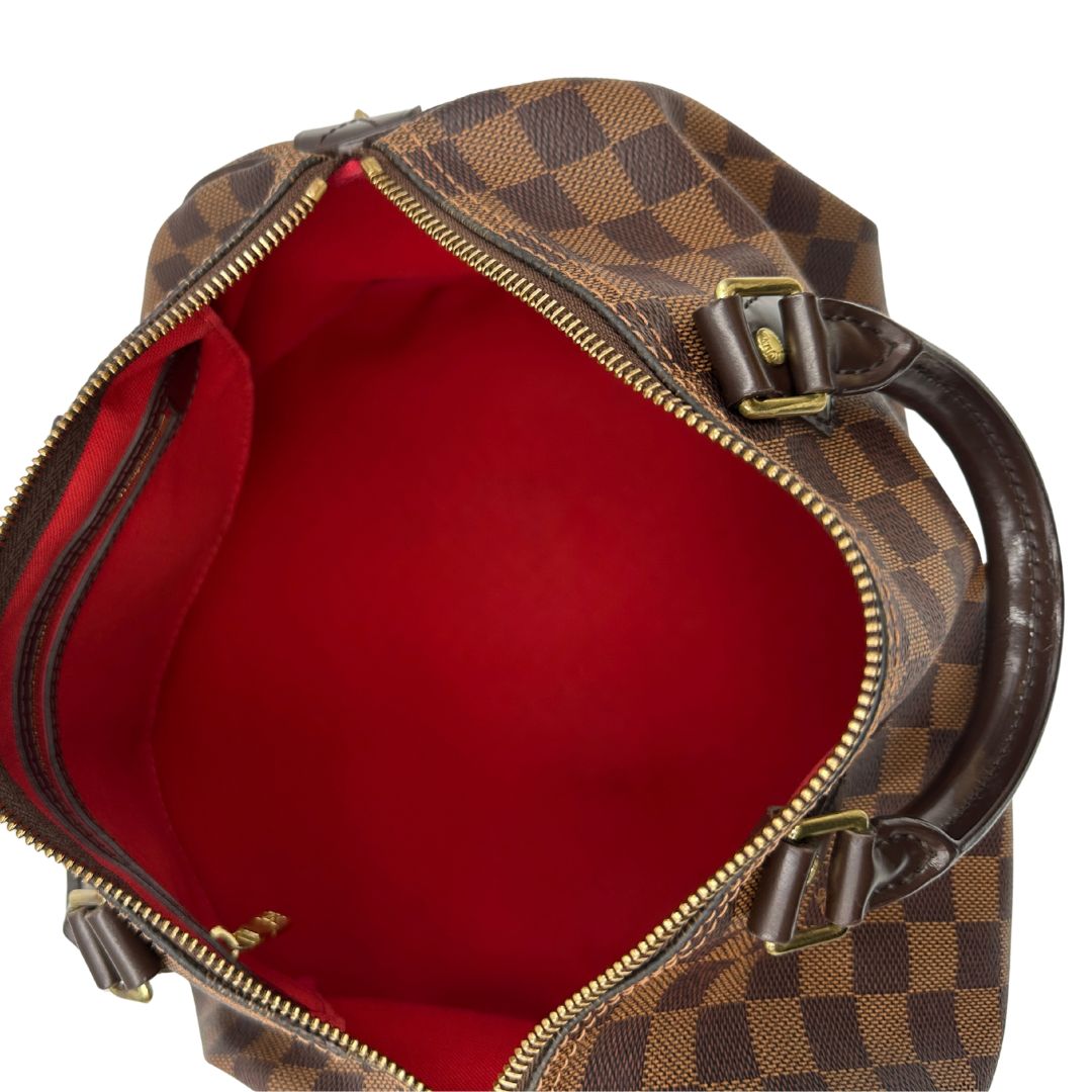 Speedy 30 Damier Ébène Louis Vuitton