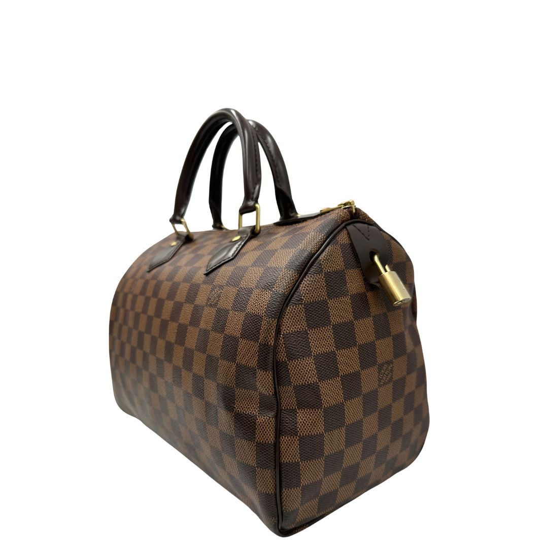 Speedy 30 Damier Ébène Louis Vuitton