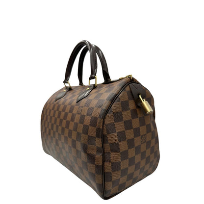 Speedy 30 Damier Ébène Louis Vuitton