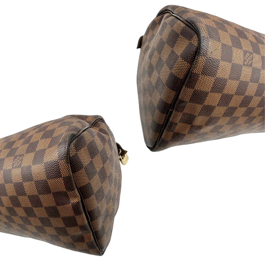 Speedy 30 Damier Ébène Louis Vuitton