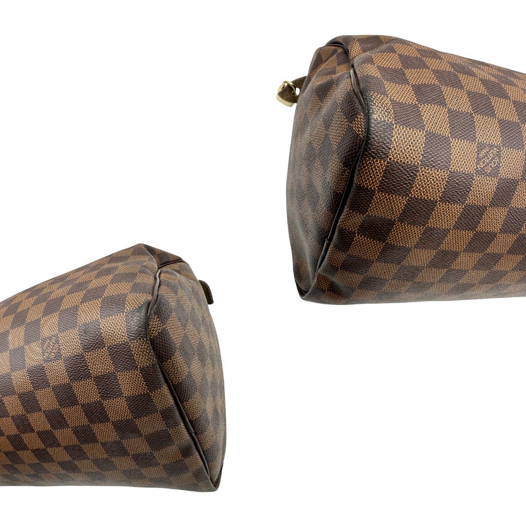 Speedy 30 Damier Ébène Louis Vuitton