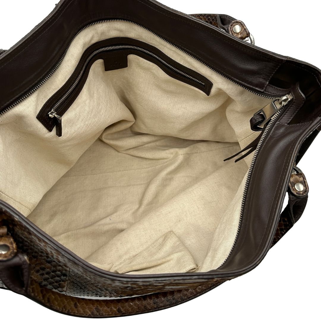 interno Borsa Gucci in pregiata pelle esotica  
