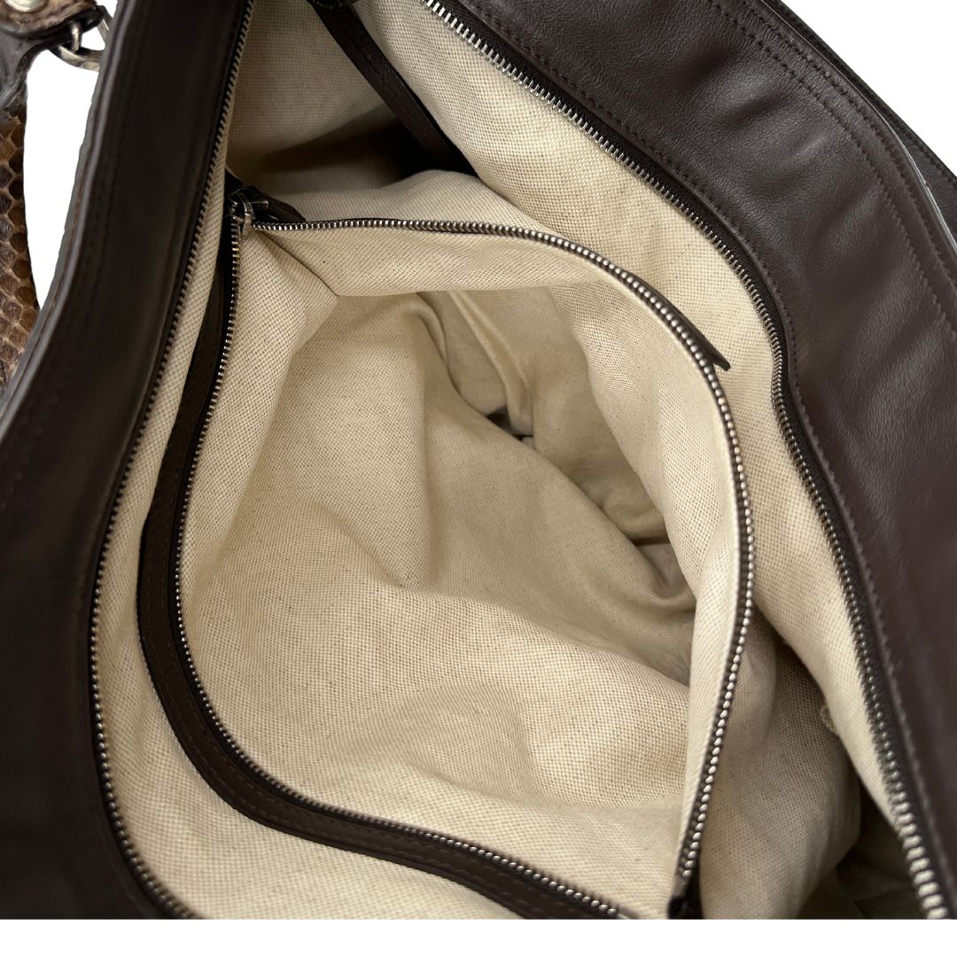 interno Borsa Gucci in pregiata pelle esotica  