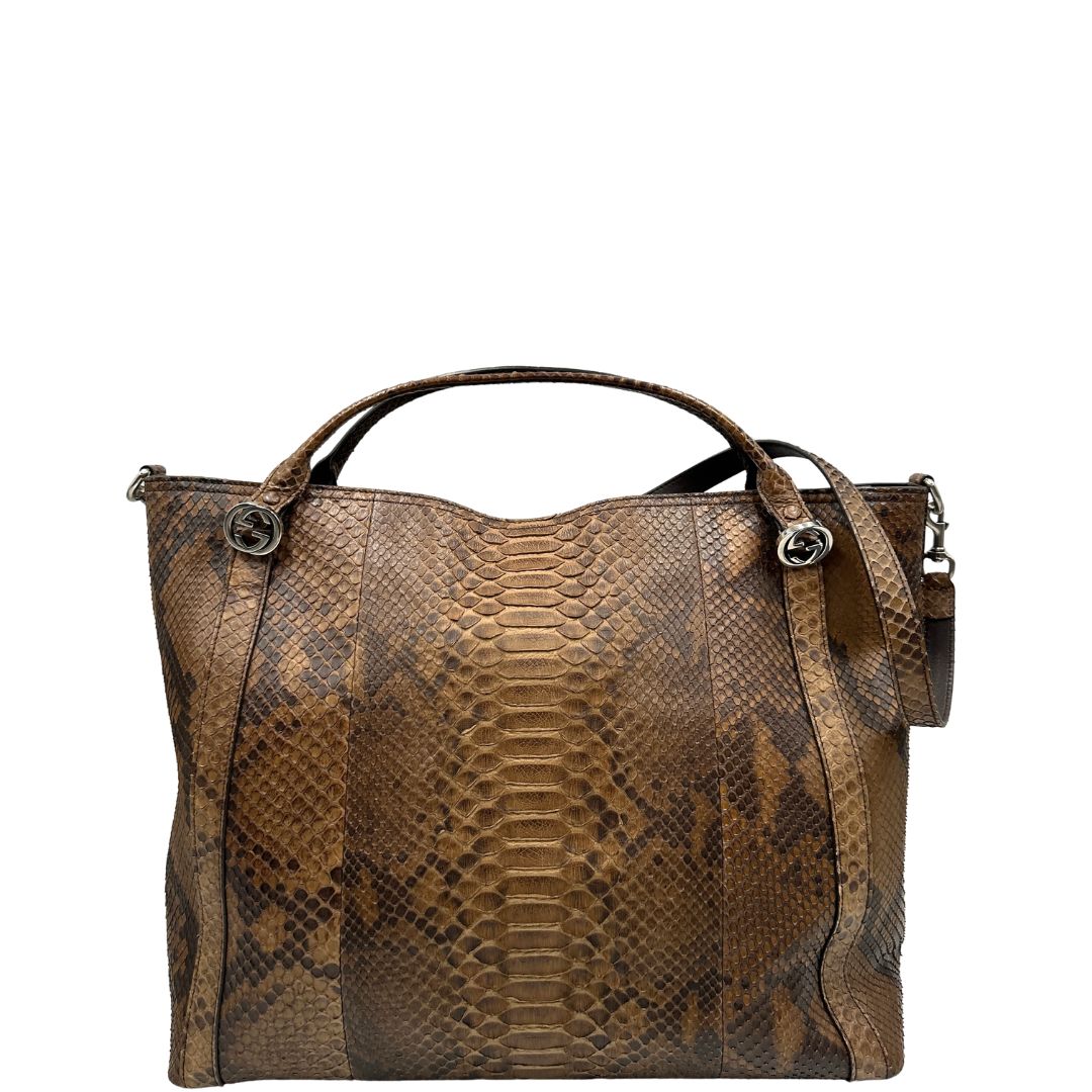 front Borsa Gucci in pregiata pelle esotica  