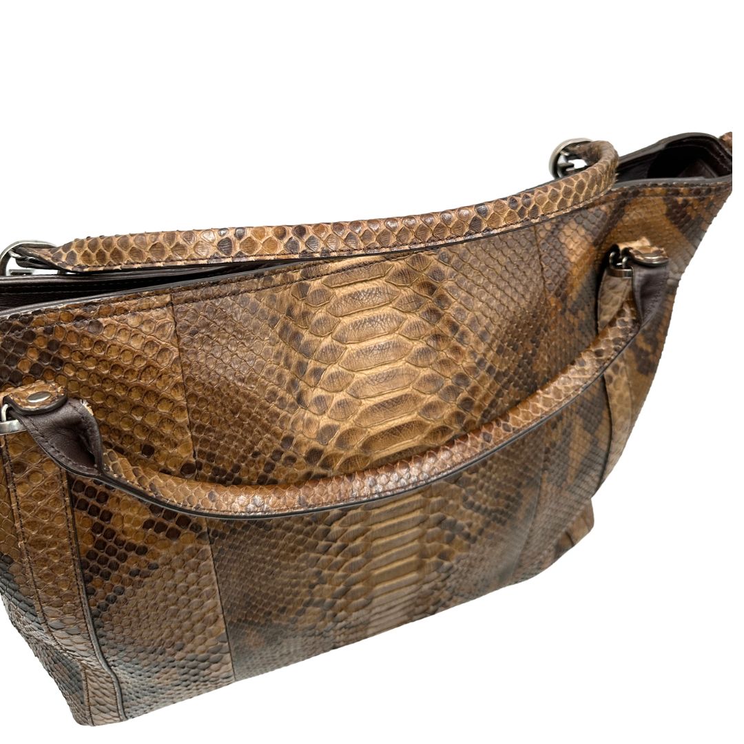 manico Borsa Gucci in pregiata pelle esotica  