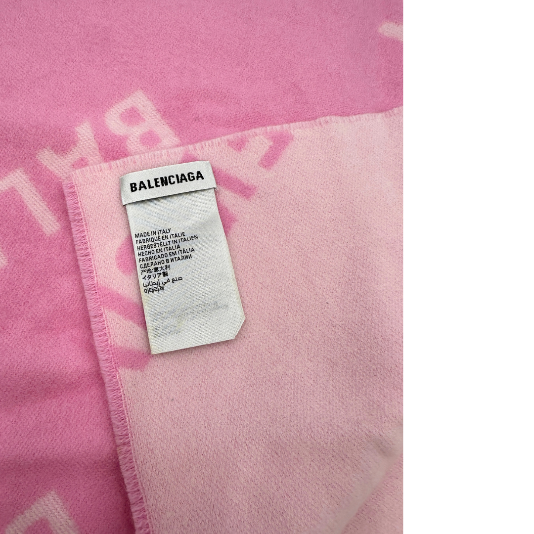 Sciarpa Balenciaga rosa