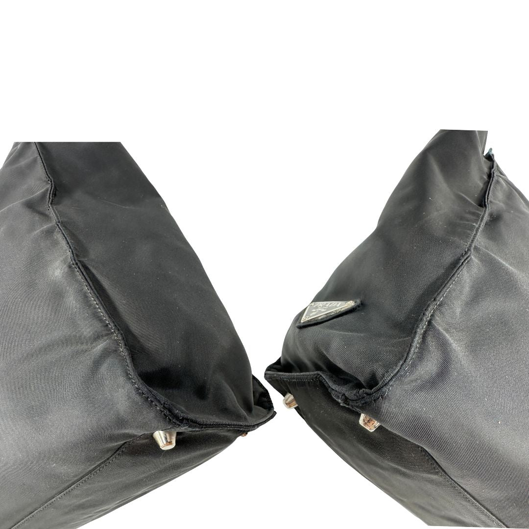 angoli Borsa Prada in nylon reversibile