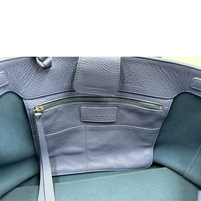 interno borsa Zanellato in pelle martellata blu