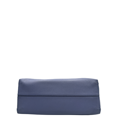 base  Borsa Zanellato in pelle martellata blu 