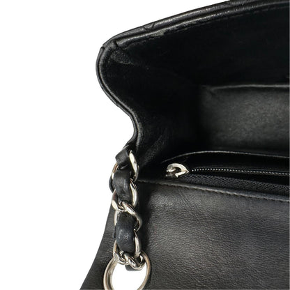 interno Borsa Chanel Mini Flap Square in pelle trapuntata