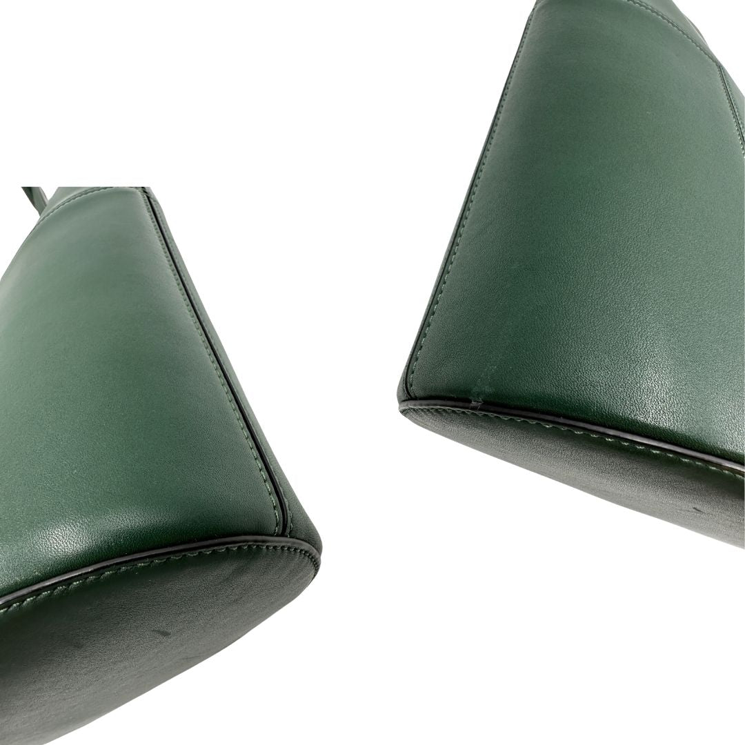 angoli Tote Tory Burch in pelle verde 