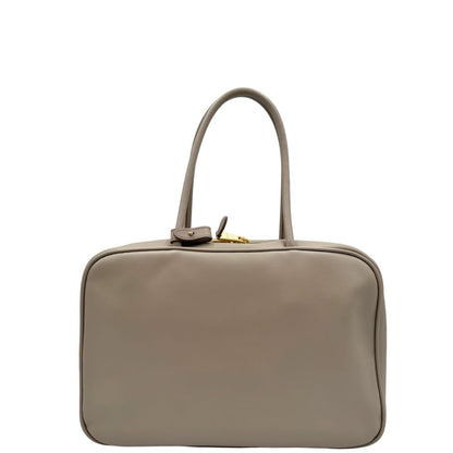 retro Borsa Miu Miu realizzata in pelle liscia color pomice