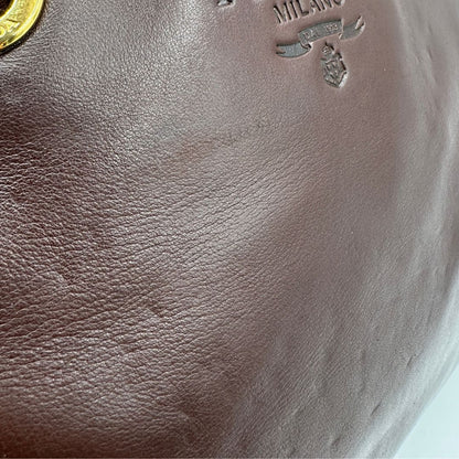 Borsa a spalla Prada marrone