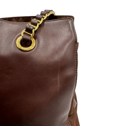 Borsa a spalla Prada marrone