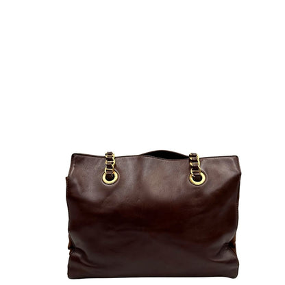 Borsa a spalla Prada marrone