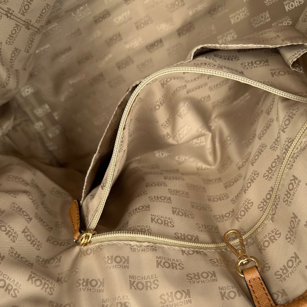 Shopper Michael Kors in pelle marrone