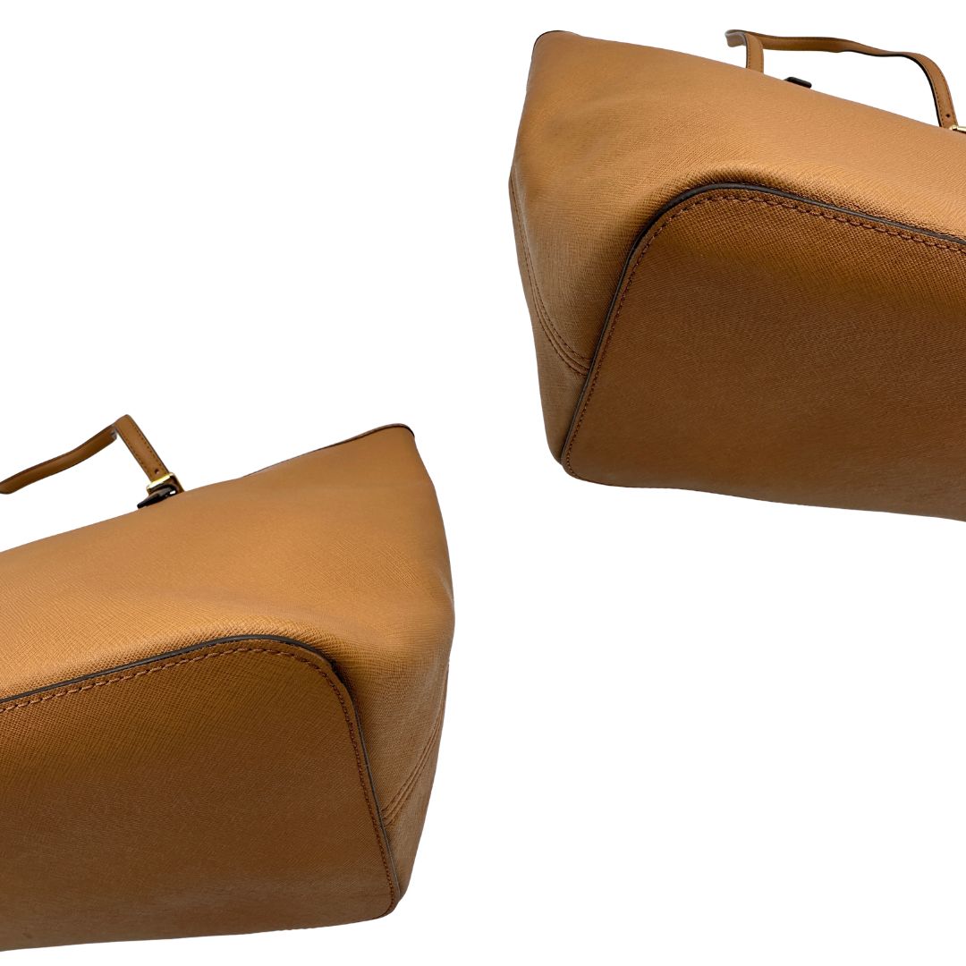 Shopper Michael Kors in pelle marrone