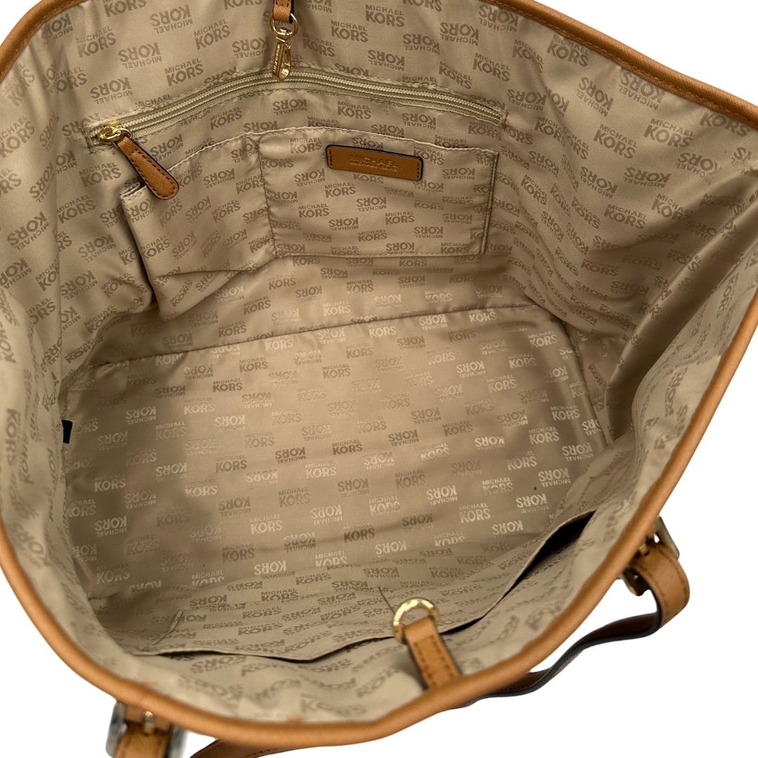 Shopper Michael Kors in pelle marrone