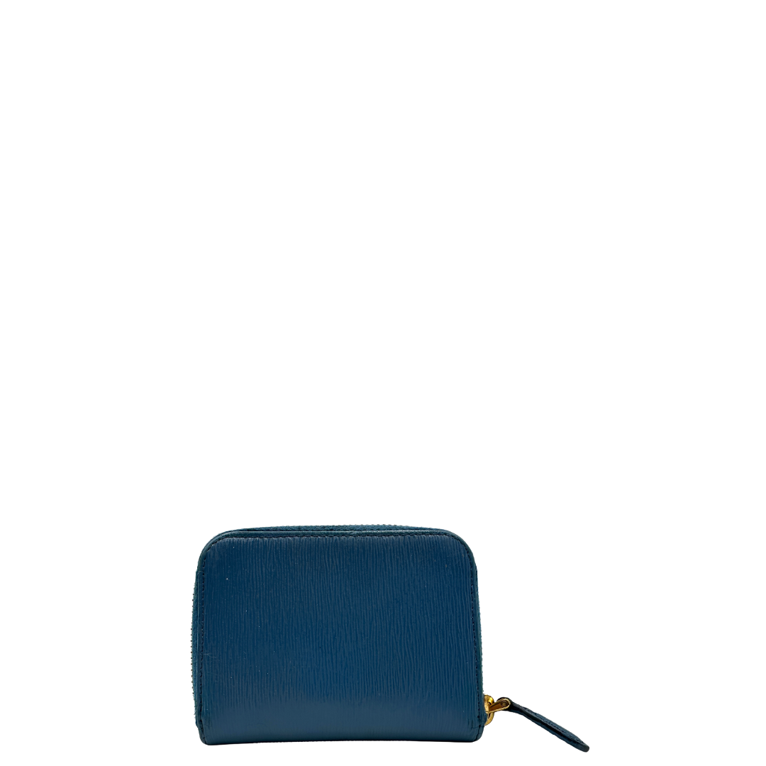 Portafoglio Prada blu