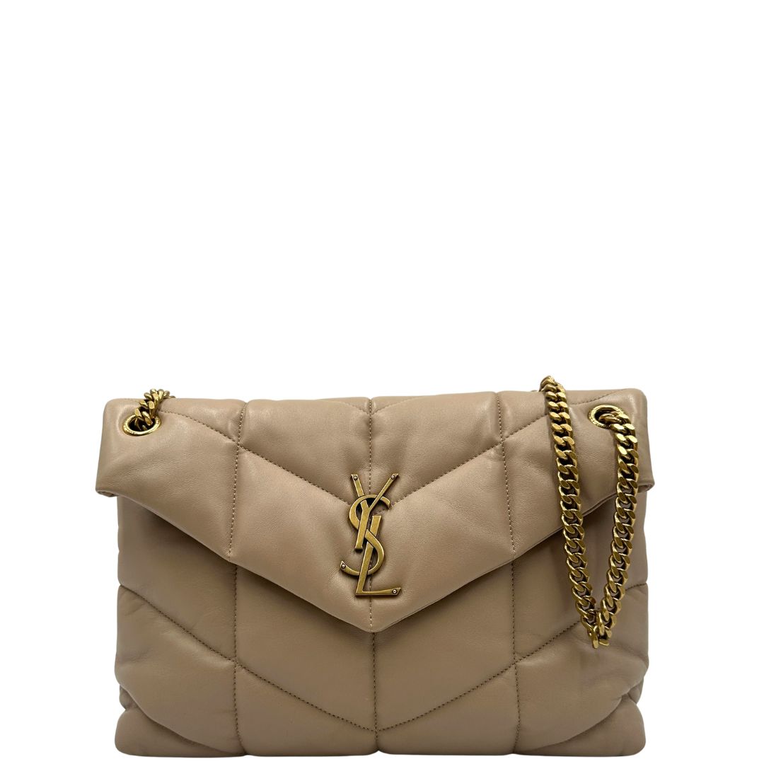 Borsa Saint Laurent Loulou Puffer media