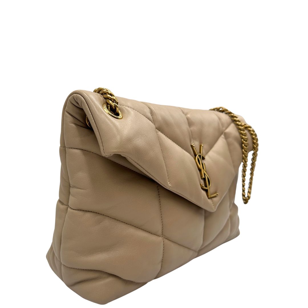 Borsa Saint Laurent Loulou Puffer media