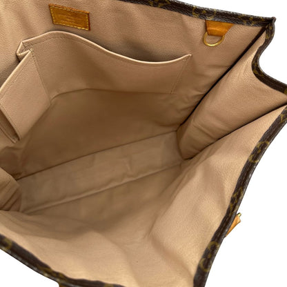 interno Louis Vuitton Sac Plat in tela monogram 